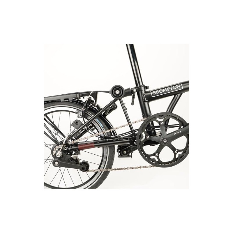 Leather Chain/Hook Protector for Brompton Bicycle (Brown)