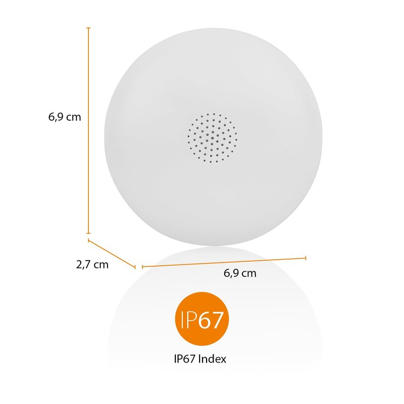 Smartwares FWA-18400 - 75 dB Water Detector with 2 Sensors