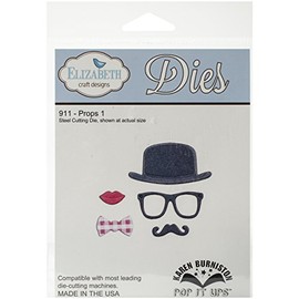 Elizabeth Craft Designs Metal Die, Props 1, Paper, Gray