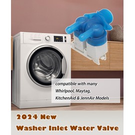 W11688995 Washer Water Inlet Valve Fits For Whirlpool Maytag Washing Machine Cold Water Valve - Replaces W11316256, W11036930 And Ap7218603