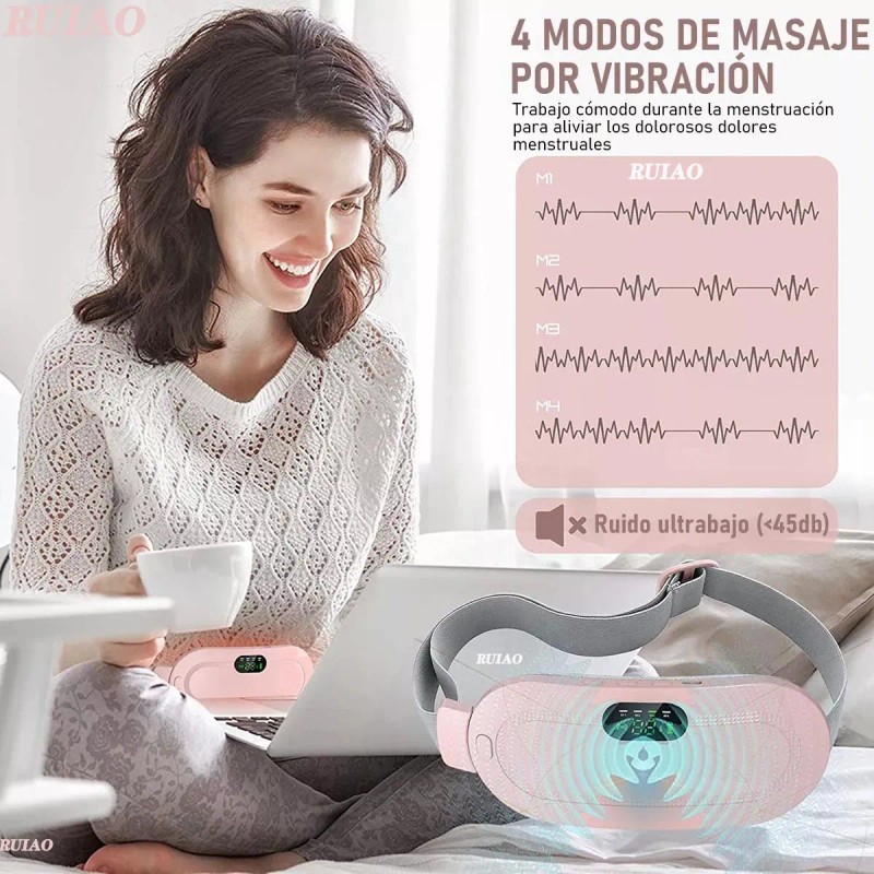 Cinturon Eléctrico Bolsa Termica Para Colicos Menstruales