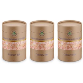 Original Himalayan Crystal Salt - Coarse Granulated - Culinary Salt for Healthy Cooking - Mineral Rich Salt with Great Flavor (3 Pack)