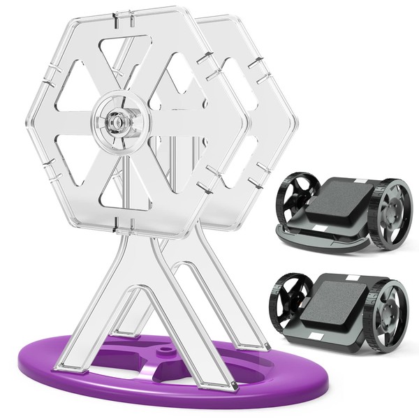 Jasonwell Ferris Wheel Educational Toy, Popular for Kids, Non-Magnetic Parts, Creativity, Car Assembly, Compatible with Ages 6 and Up