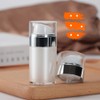 JIHUOO Pack of 2 Acrylic Pump Bottles Empty Travel Emulsion