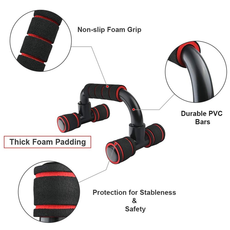 flintronic Push Up Bars, Push Up Bars, Strength Training, Padded