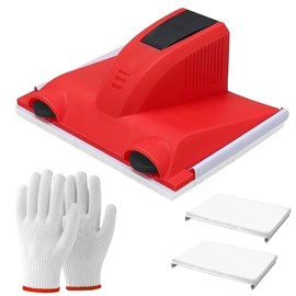 Paint Edger Tool with Replacement Paint Pad Refills Multifunctional Edging Tool with 2Pcs Replacement Pad Refills Cutting in Tools for Painting Decorating Tools On Walls Ceilings and Corners