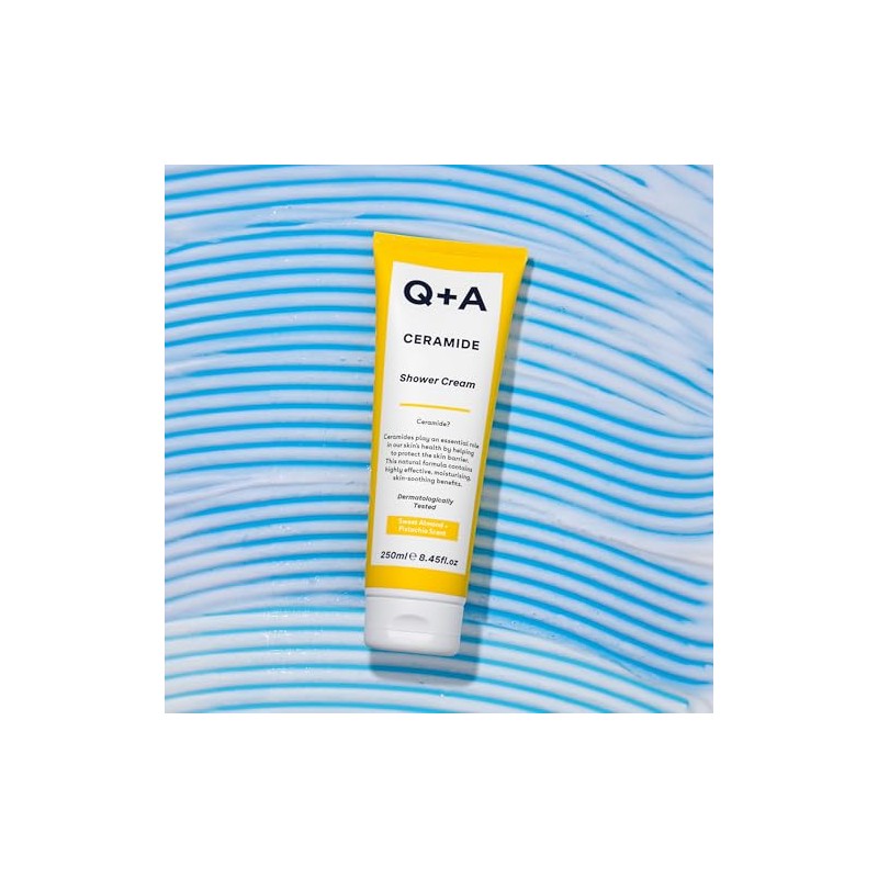 Q+A Crema De Ducha Con Ceramidas: Limpia Suavemente Y Nutre