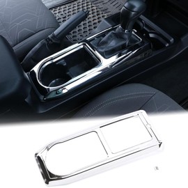 Aunginsy Car Central Control Gear Shift Panel Cover Cup Holder Trim Compatible with Toyota Tacoma 2016-2023 Gear Shifter Console Anti-Scratch Panel Frame Decorative Sticker Protection ABS Accessories