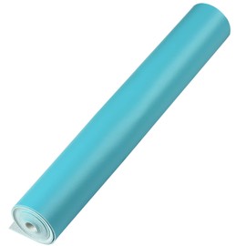 Smooth Solid Color Faux Leather Sheets Roll 12"X53" (30cmX135cm),Very Suitable for Making Crafts, Leather Earrings, Bows,Sewing (Sky Blue)