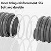 Qrity 1 Piece Flexible Waste Pipe, Universal Drain Pipe, Overflow