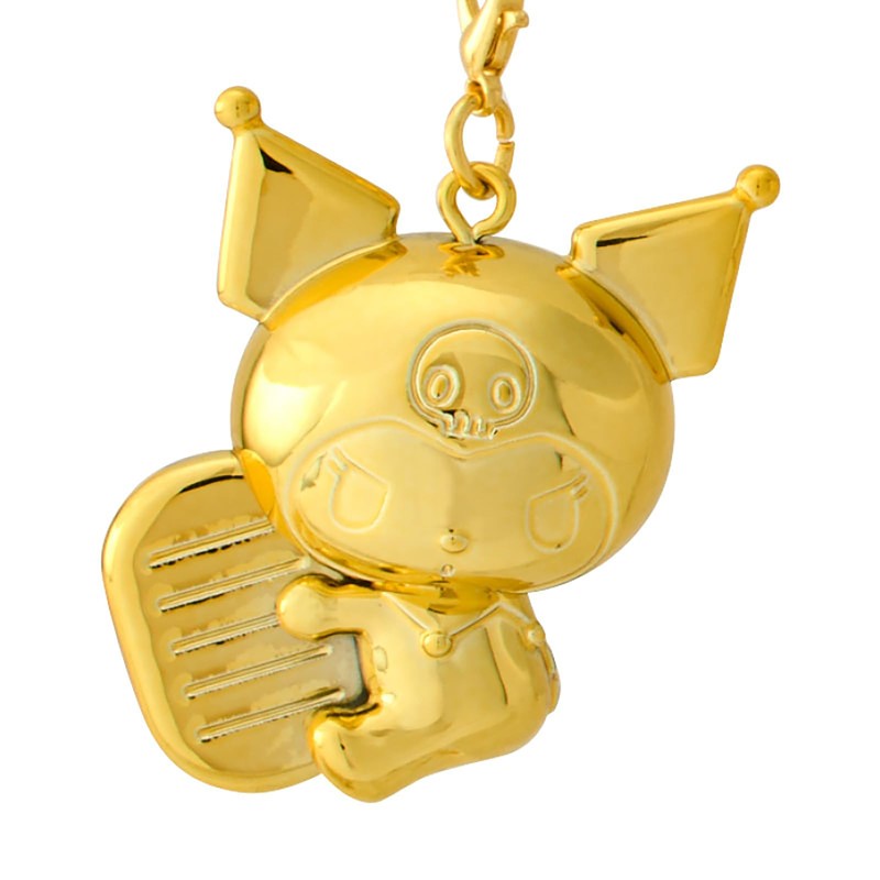 Sanrio 341835 Chrome Lanyard Keychain with Golden Roots