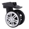 Keenso 1 Pair Luggage Steering Wheels Suitcase Swivel Castors Replacement