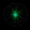 JALORDE 13 inch USB Corded Ice Fiber Optic Mood Novelty