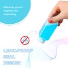 Tight Seal Plastic Bottles with Caps, Laboratory Reaction Bottles, Reusable