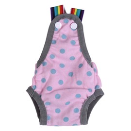 EVTSCAN Washable Female Dog Diapers Underwear, 6Sizes Pet Sanitary Pants Cloth Diaper Nappy Covers Underwear Reusable Suspender(S/10号)