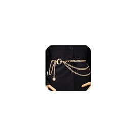 MODRSA 4pcs Belly Chain Waist Chain for Women Silver Waist Jewelry for Women Waist Chain Jewelry Silver Belly Chain Multi Layered Stomach Chain Jewelry Body Chain