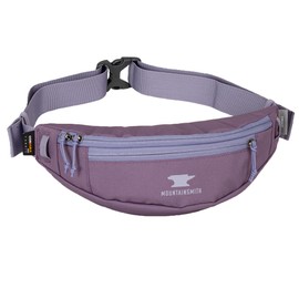 Mountainsmith Swoop Lumbar Waist Fanny Hip Pack, Running, Hiking, Travel, Dog-Walking, Outdoor Activities with 2 Zippered Pockets, Black Plum, One Size