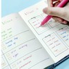 Aechy Curve Pen, Water-Based Pen, Highlighter, Fine Point, Flower Pattern,
