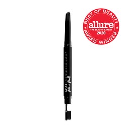 NYX PROFESSIONAL MAKEUP Fill & Fluff Eyebrow Pomade Pencil, Black