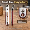 Mini Ratcheting Screwdriver for Tight Spaces – 4.06-Inch Reversible Alloy