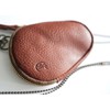 Credran CR-CL3679 Women's Neck Key Holder, Genuine Leather, Braun