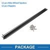 X AUTOHAUX Bicycle Spokes 14G 293mm Length Bike Wheel Spokes