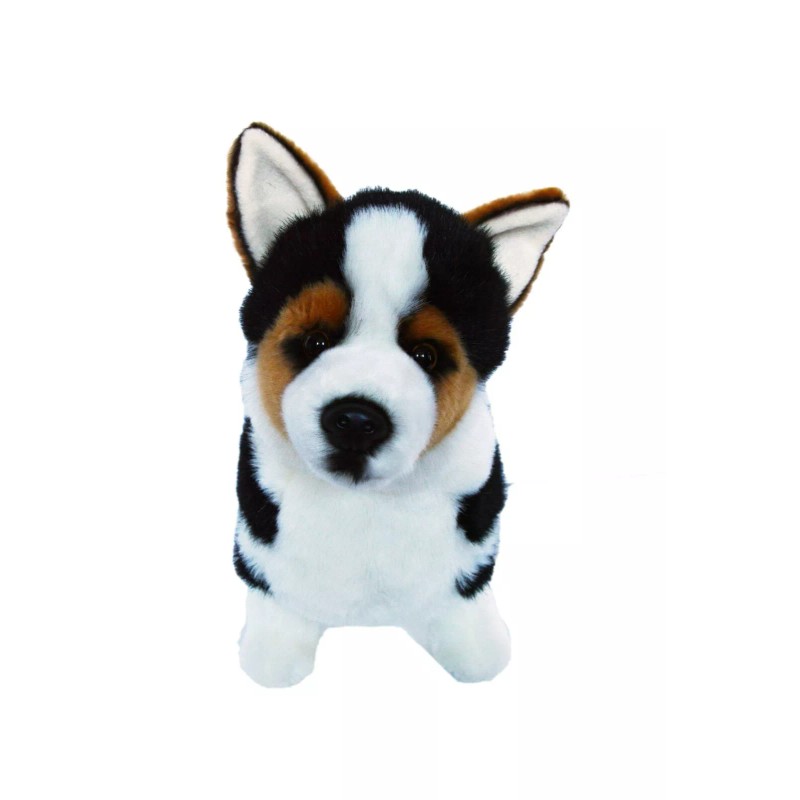Auswella Plush 17 Inch Carlton Corgi Plush Stuffed Animal-Corgi Plush