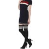 Forare Women's 3-Line Border Over Knee Socks, 23.6 inches (60