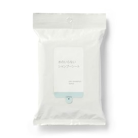 無印良品 水のいらないシャンプーシート ・12枚／約250×200mm 84473388