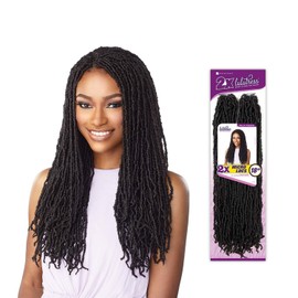 Sensationnel Crochet Braids Lulutress 2X Fully-Folded Micro Locs 18" (1-PACK, 1)