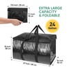 BALEINE 8-Pack Oversized Moving Bags with Reinforced Handles, Heavy-Duty Storage
