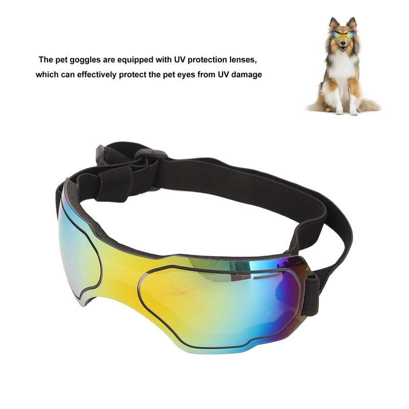 Dog Goggles Wind and UV Protection Pet Glasses Dustproof Sunglasses