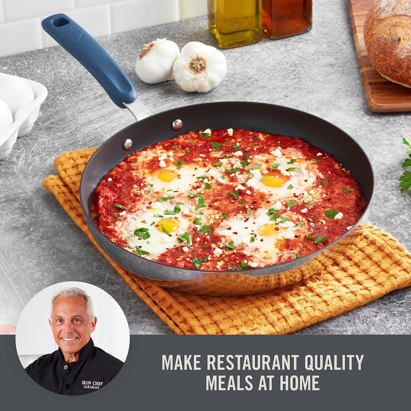 Zakarian by Dash 12" TruPro Stainless Steel Fry Pan