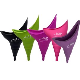 HAR LONDON FASHION Female Funnel - Wee Urination Funnel - Portable Reusable Pee Funnel For Ladies (Pink)