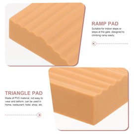 Healeved Sunglasses Stitching PVC Entry ramp Front Door Motorcycle Wheelchair Door sill Robot Floor Indoor Threshold Strip Slope ramp Sector Wind Chime Climbing mat