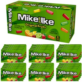 Mike and Ike Original Fruits Candy, 0.78 Ounce Box (Pack of 24-18.72 Ounce Total), Vending Machine Candy