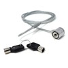 Laptop Security Lock with 2 Keys – 1.5m Anti-Theft Cable,