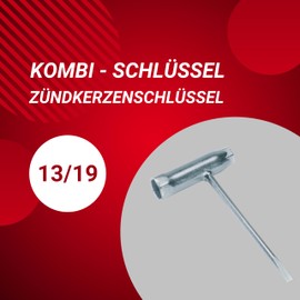 DAHLMANN Spark Plug Wrench Combination Wrench Set of 3 13 x 19 mm for Husqvarna Chainsaw 120 Mark II 130 135 135 Mark II 136 140 142 236 340 345 346 XP 350 351 353 357 XP XP 359 435 440 445 450 455