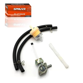 SPNUVR Fuel cock Thin Teeth Fuel Petcock Switch Compatible with Honda CB125S CB400F Coleman CT100U CC100X 98cc Mini bike with 50cc 70cc 90cc 110cc 125cc 150cc ATV Dirt Bike, Trail Bike, Go-Karts