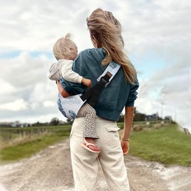 2 Packs Toddler Carrier,Baby Sling Carrier,Baby Sling,Lightweight, Portable, Ergonomic-Designed, Travel-Friendly, Secure & Safe Baby Carriers(Black+Beige)