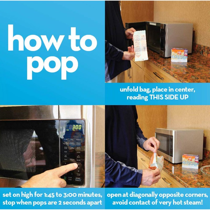 Jolly Time Healthy Pop Microwave Popcorn, Low Fat Gluten Free