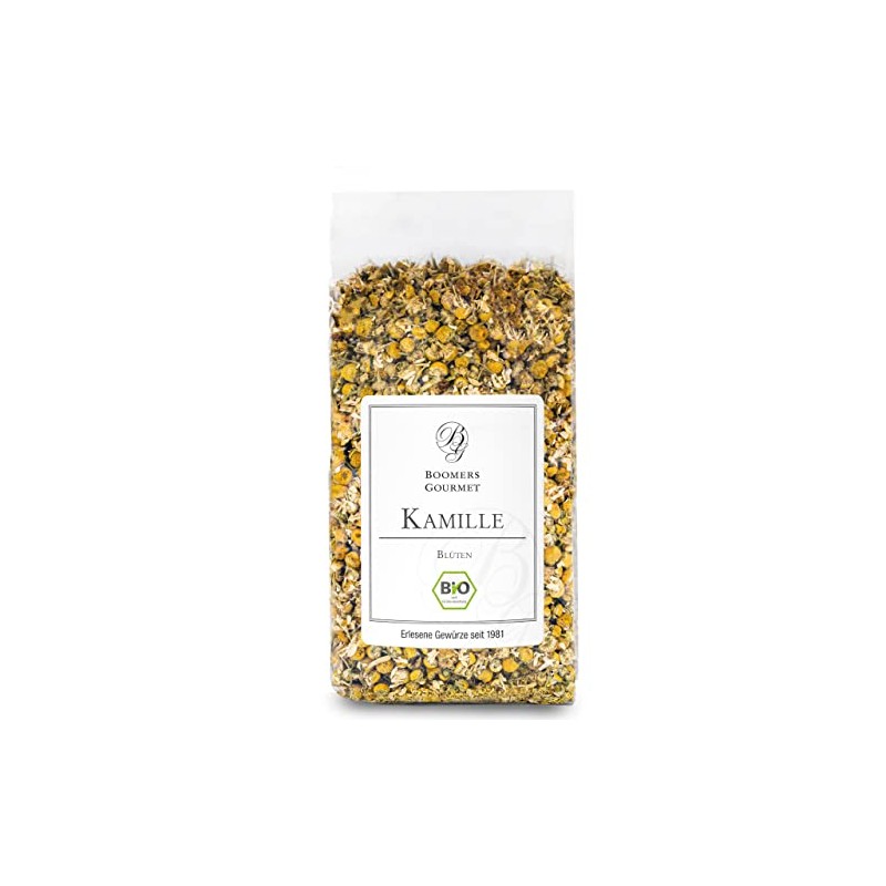 Organic chamomile flowers