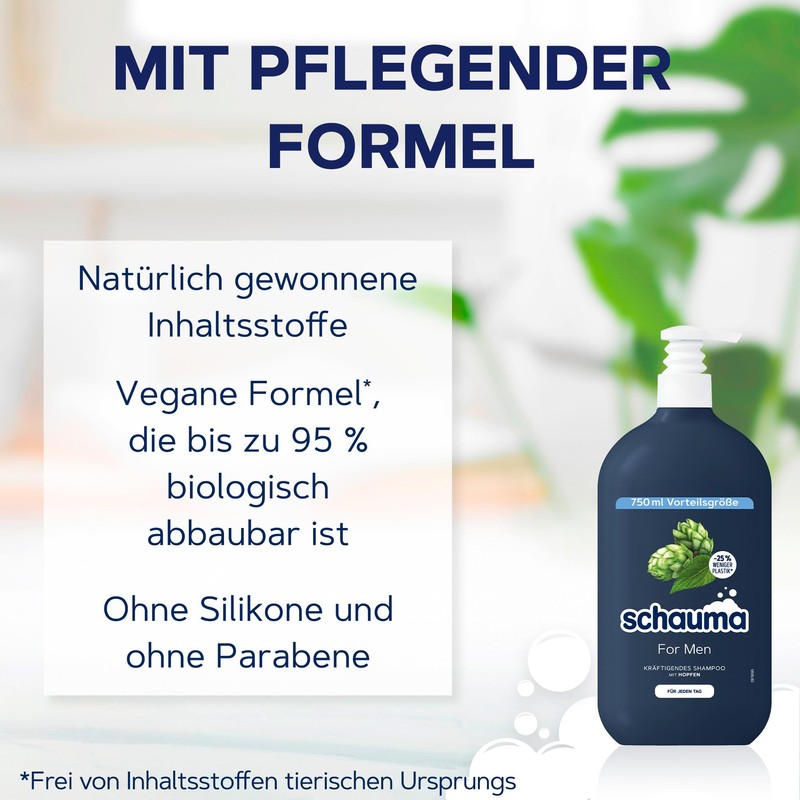 Schauma Shampoo for Men (750 ml (Pack of 1)