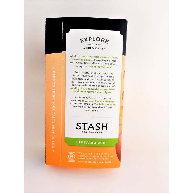 Stash Tea Green Ginger Peach Matcha (Pack of 2)