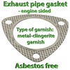 AERZETIX - C66999 - Gasket, exhaust pipe - engine side
