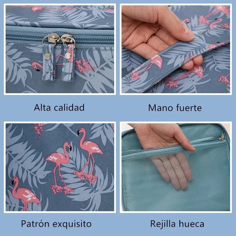 Impermeable Cosmetiquera Bolsa Organizadora Maleta De Viaje