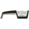 KitchenIQ 50217 Diamond Pull-Thru Knife & Scissor Sharpener – Black/White