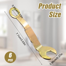 DIVINA VITAE 4 Pcs Pocket Door Wrench Pivot Adjustment Wrench 3/8” Bi-Fold Closet Door Open Wrenchs Multi Purpose Adjustable Spanner Tool for Pocket, Closet & Sliding Doors