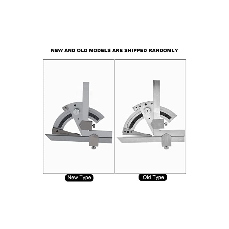 Universal Carbon Steel Vernier Bevel Protractor 0-320°, Precision Angle Measuring