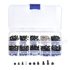 Yenghome 498 Pcs M2 M2.5 M3 Notebook Computer Laptop Screws Repair Replacement Kit,Flat Head PC Screw Assortment,Countersunk Repair Accessory